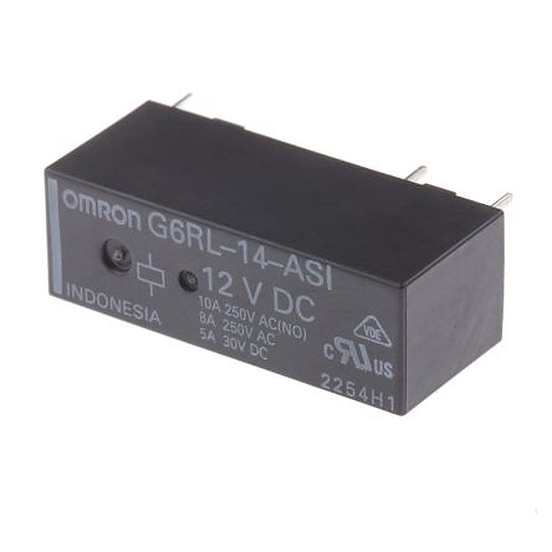 Omron PCB Power Relay, 12V dc Coil, 10A Switching Current, SPDT