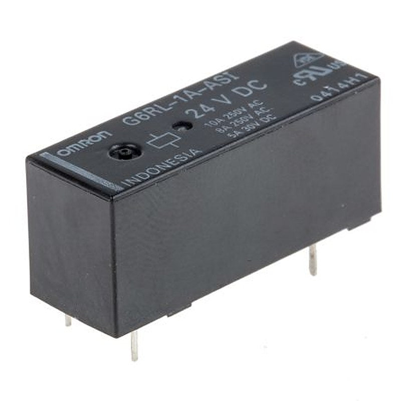 Omron PCB Power Relay, 24V dc Coil, 10A Switching Current, SPST