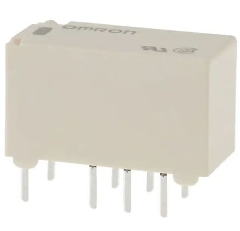 Omron Surface Signal Relay, 5V dc Coil, 2A, DPDT