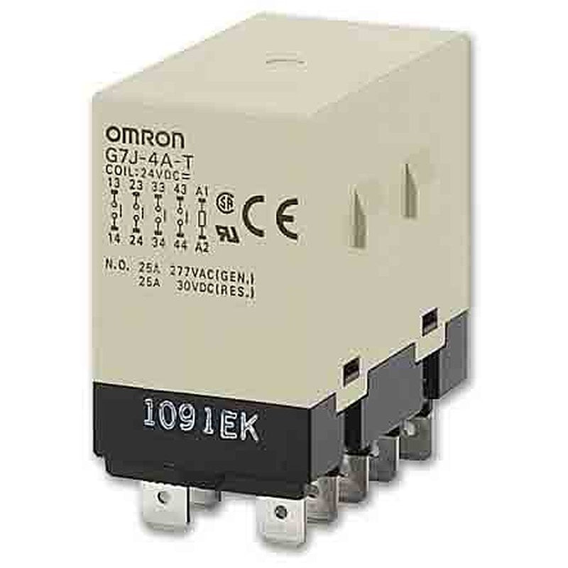 Omron PCB Power Relay, 12V dc Coil, 25A Switching Current