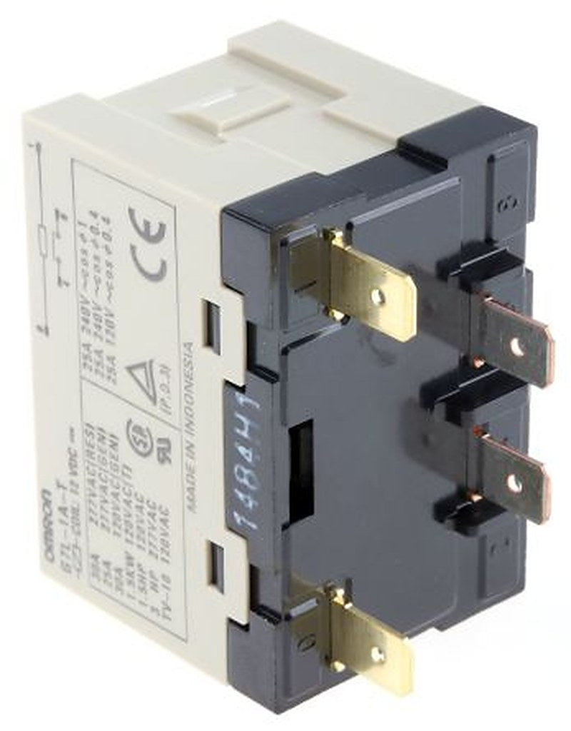 Omron Panel Power Relay, 12V dc Coil, 30A Switching Current, SPST