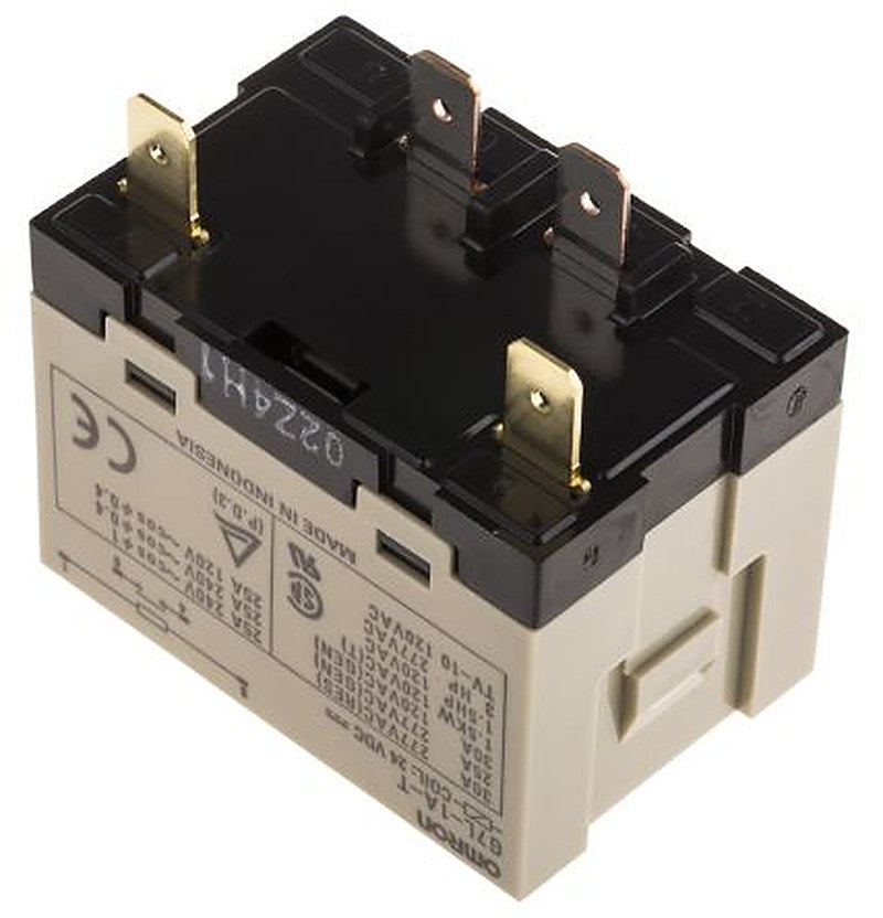 Omron Panel Power Relay, 24V dc Coil, 30A Switching Current, SPST
