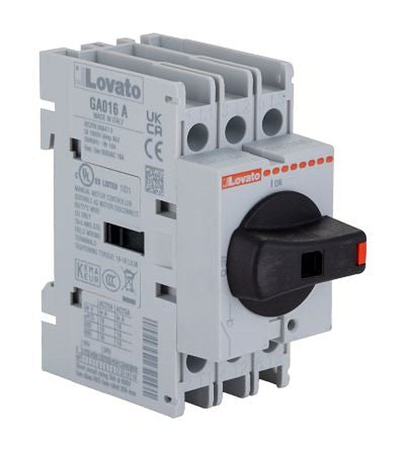 Lovato 3-Pole Panel Isolator Switch -, IP65, 16A, 7.5 kW