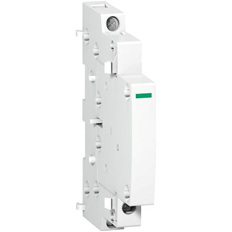 Schneider Electric Auxiliary Contact Block, 1 Contact, 1 CO, GAC0, DIN Rail, 5 A, 250V, GAC0511