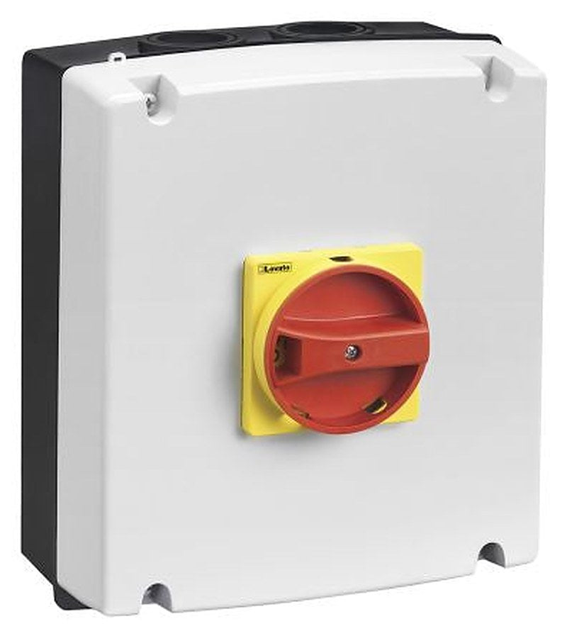 Lovato 3-Pole Panel Isolator Switch -, IP65, 80A, 45 kW