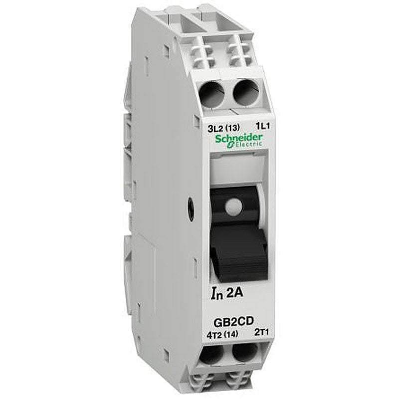 Schneider Electric TeSys TeSyS GB2 Thermal Circuit Breaker - 2-Pole, 12A Current Rating, 2 kA, 48 V dc