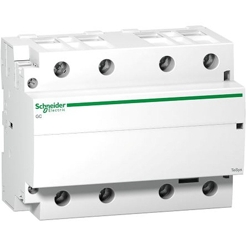 Schneider Electric TeSyS GC Contactor, 220V ac, 240 V ac Coil, 4-Pole, 100 A 240V ac, 4 NO, 250V