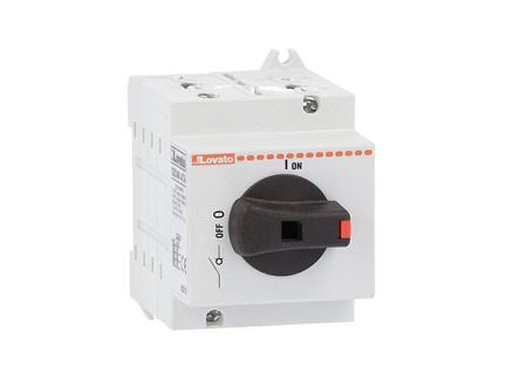 Lovato 4-Pole DIN Rail Isolator Switch -, IP20, 40A