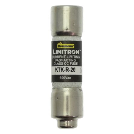 Eaton 20A F Melamine Cartridge Fuse, 10 x 38 mm
