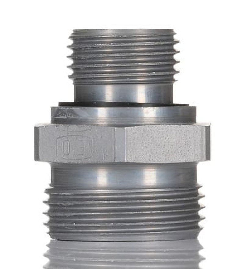 Parker GE22LR1/2EDOMDCF Hydraulic Fitting Male G, Steel, 22 mm Hose ID