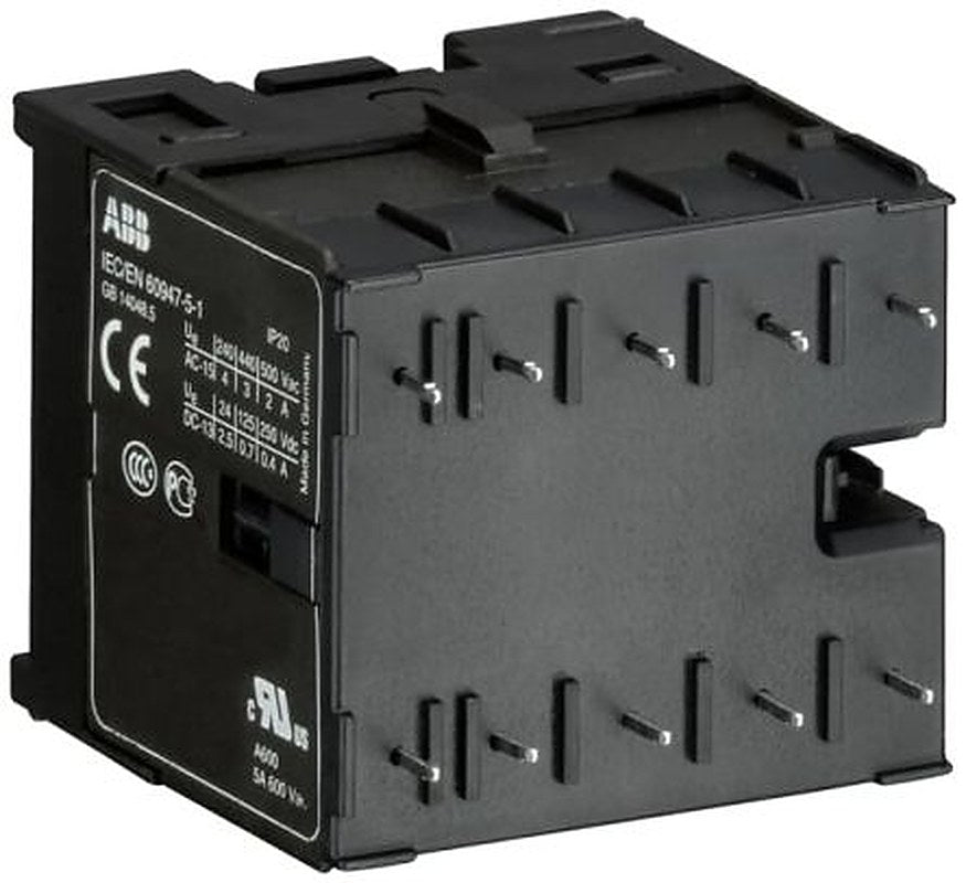 ABB K6-31Z Contactor Relay, 415V dc Coil, 4-Pole, 4 A 690V, 4 NO, 690V