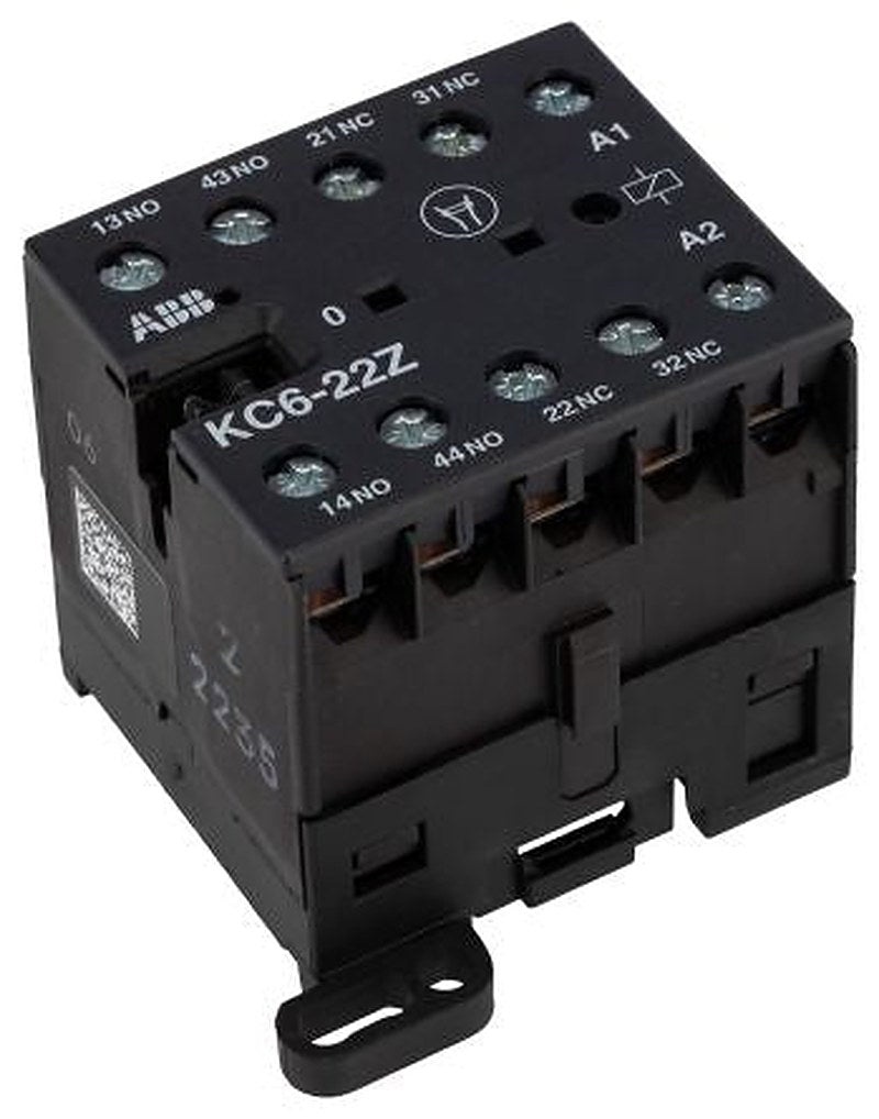 ABB GJH Contactor Relay, 24V dc Coil, 4-Pole, 6 A 690V, 2 NO/2 NC, 600V