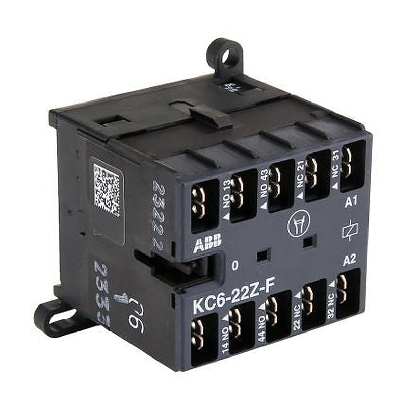 ABB KC6-22Z-F Contactor Relay, 125V dc Coil, 4-Pole, 4 A 690V, 2 NO/2 NC