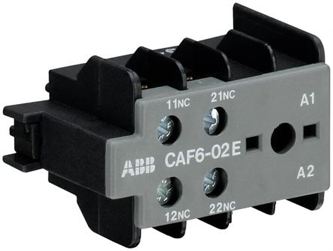 ABB Auxiliary Contact, 2 Contact, 2 NC, CAF6, Surface, 6 A, 250 V dc, 690V ac, GJL1201330R0010