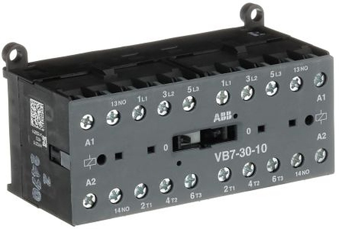 ABB VB Contactor, 110V ac Coil, 3-Pole, 20 A, 5.5 kW 110V, 3 NO