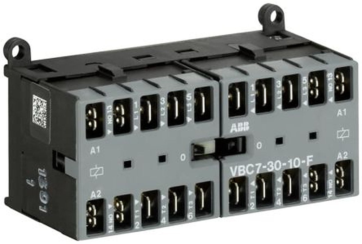 ABB VB Contactor, 12V dc Coil, 3-Pole, 20 A, 5.5 kW 12V dc, 3 NO