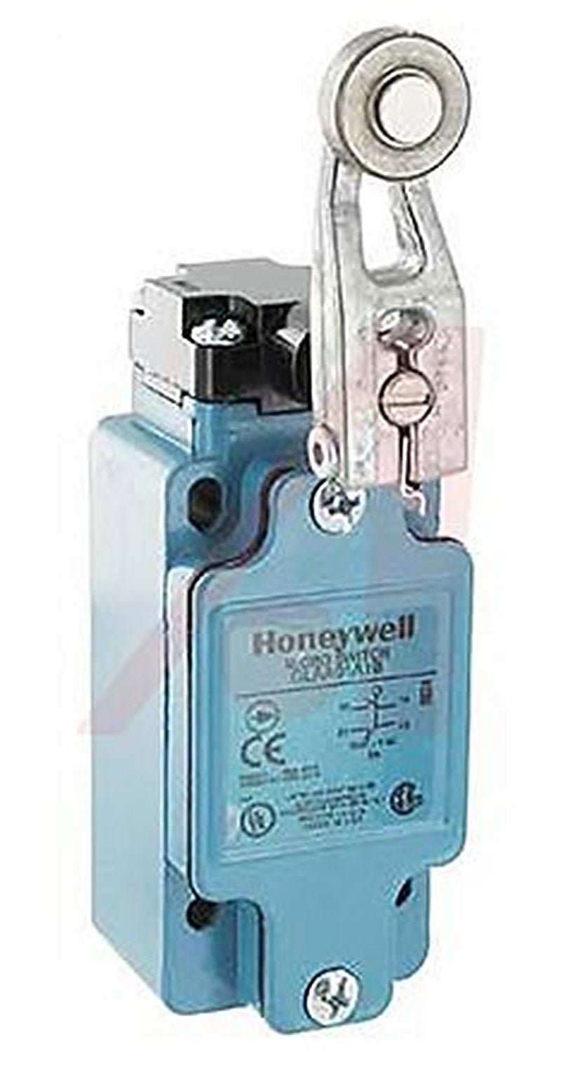 Honeywell GLA Series Roller Lever Limit Switch, 1 NO/1 NC, IP67, Die Cast Zinc Epoxy Coated Housing, 600V ac, 10A