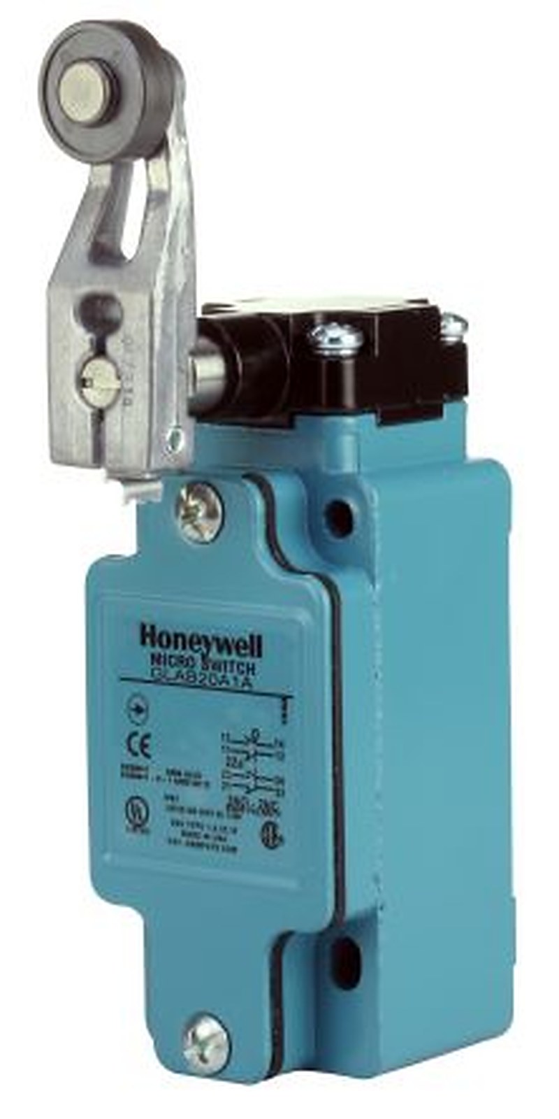 Honeywell GLA Series Roller Lever Limit Switch, SPDT, IP67, Die Cast Zinc Epoxy Coated Housing, 600V ac, 10A