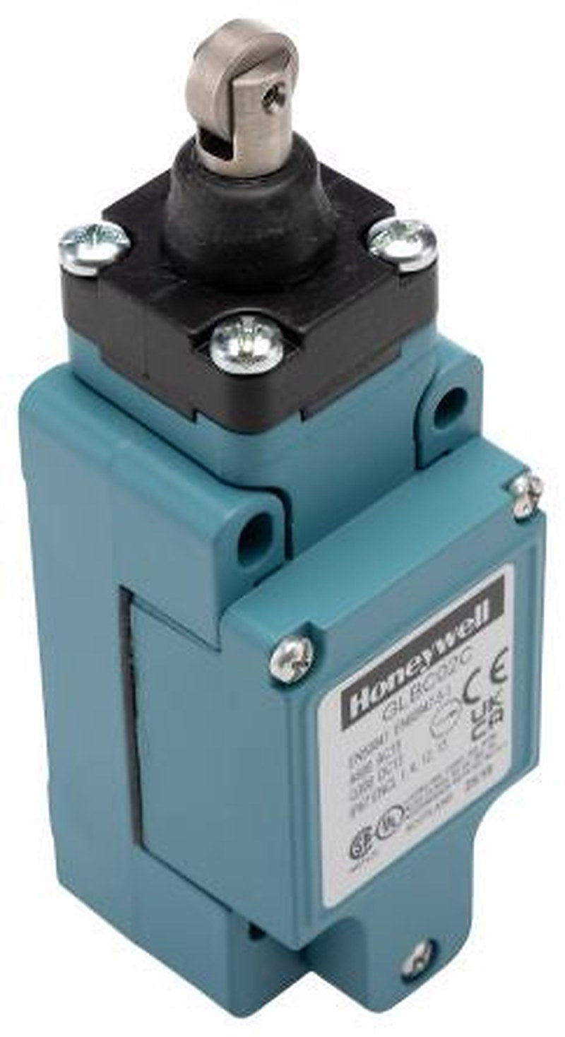 Honeywell GLB Series Plunger Limit Switch, 1 NO/1 NC, IP67, Die Cast Zinc Housing, 600V ac, 10A