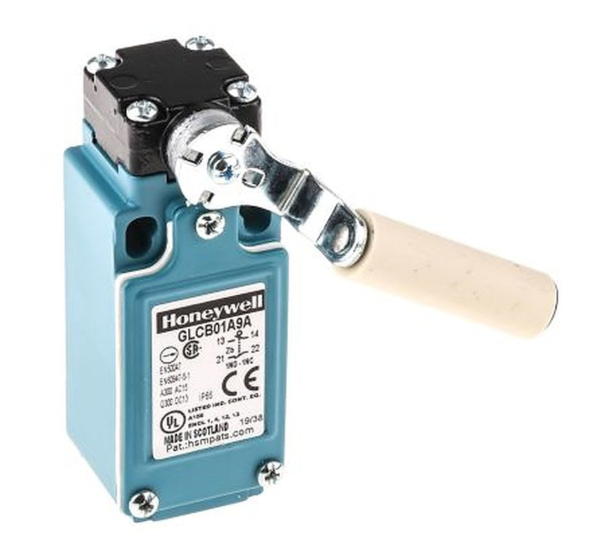 Honeywell GLC Series Rotary Lever Limit Switch, 1 NC/1 NO, IP66, Die Cast Zinc Housing, 240V ac, 6A