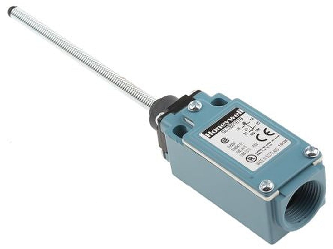 Honeywell GLC Series Coil Spring Limit Switch, 1 NC/1 NO, IP66, Die Cast Zinc Housing, 240V ac, 6A