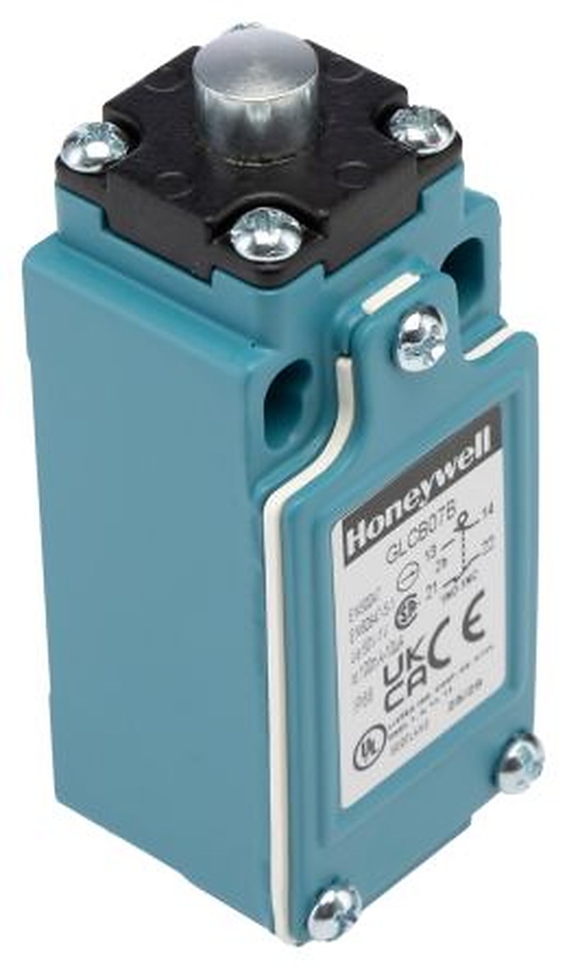 Honeywell GLC Series Plunger Limit Switch, SPDT, IP66, Die Cast Zinc Epoxy Coated Housing, 240V ac, 6A