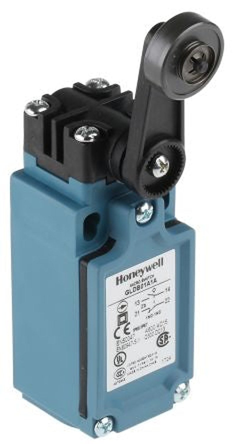 Honeywell GLD Series Roller Lever Limit Switch, SPDT, IP66, Fibreglass Reinforced Thermoplastic Housing, 240V ac, 6A