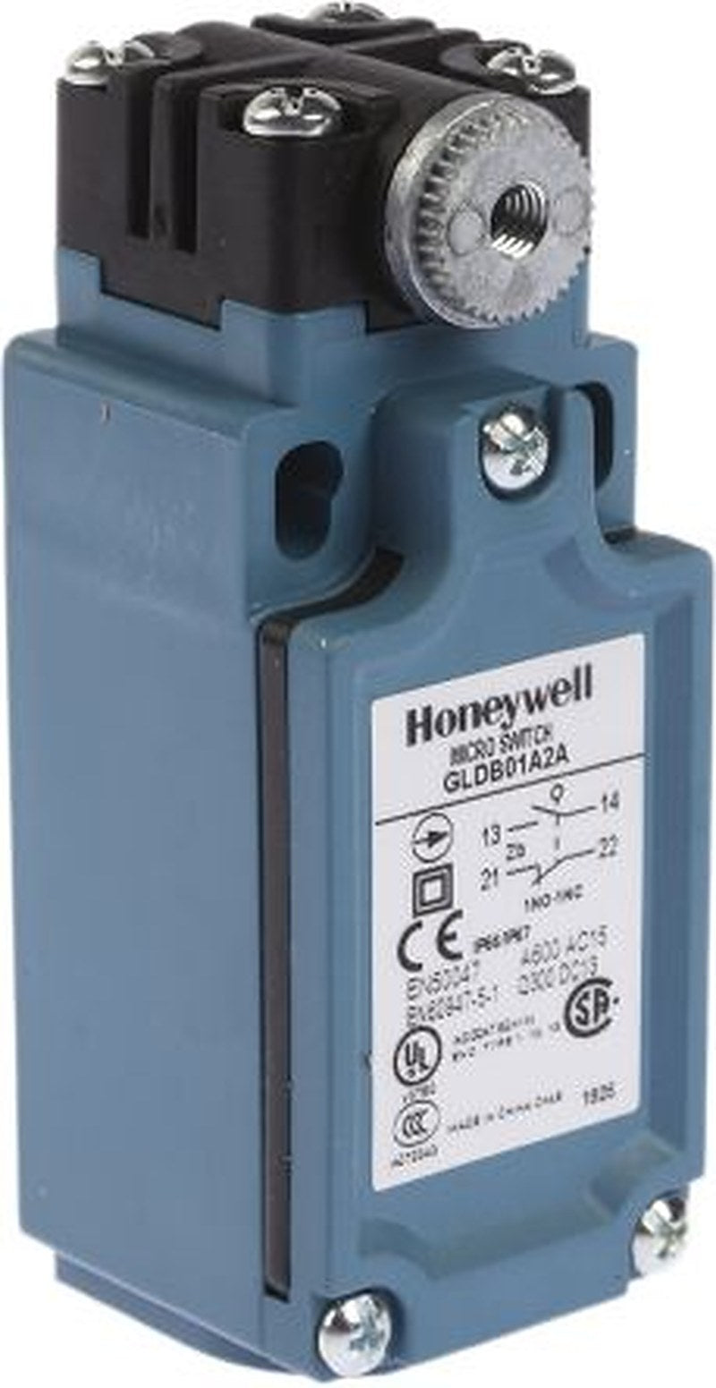 Honeywell GLD Series Adjustable Roller Lever Limit Switch, 1 NC/1 NO, IP66, Fibreglass Reinforced Thermoplastic Housing,