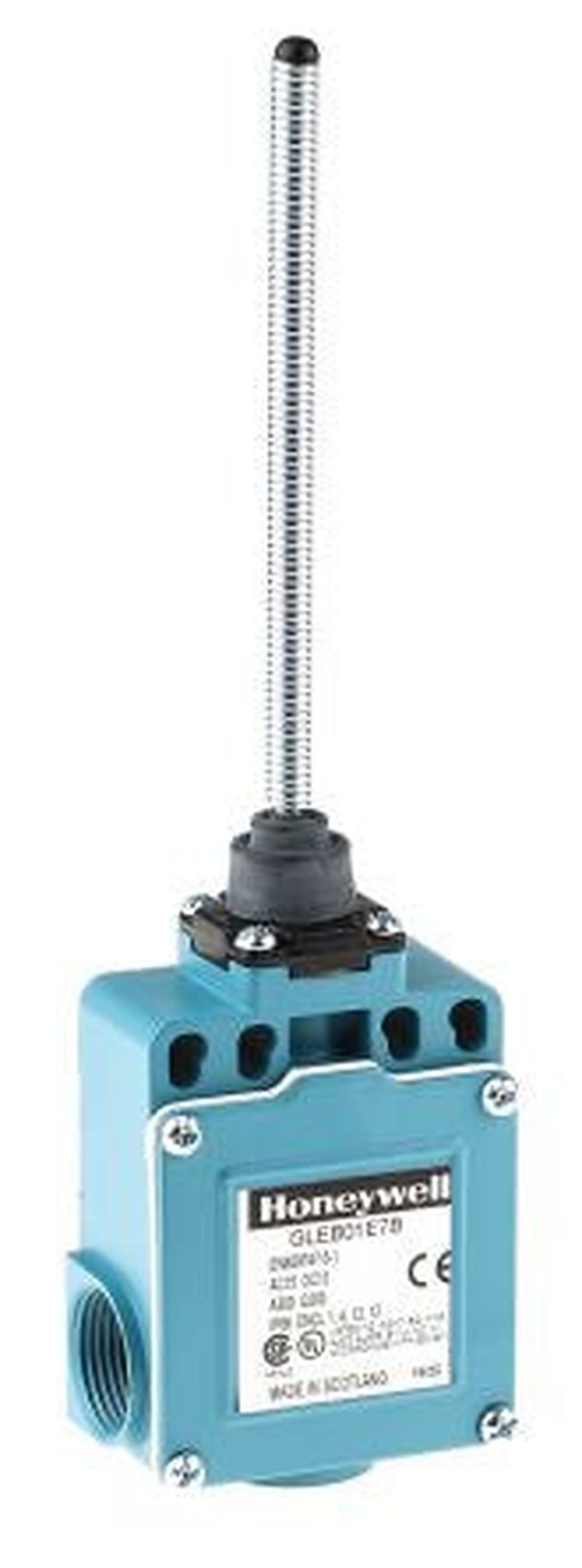 Honeywell GLE Series Coil Spring Limit Switch, DPDT, IP66, Die Cast Zinc Epoxy Coated Housing, 240V ac, 6A