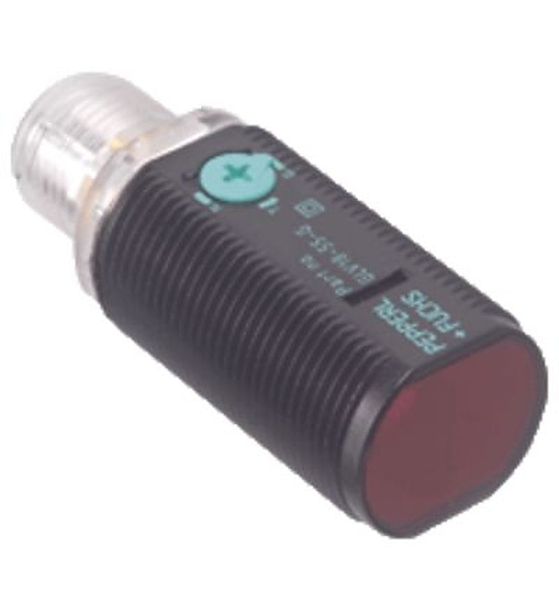 Pepperl + Fuchs Retroreflective Photoelectric Sensor, Barrel Sensor