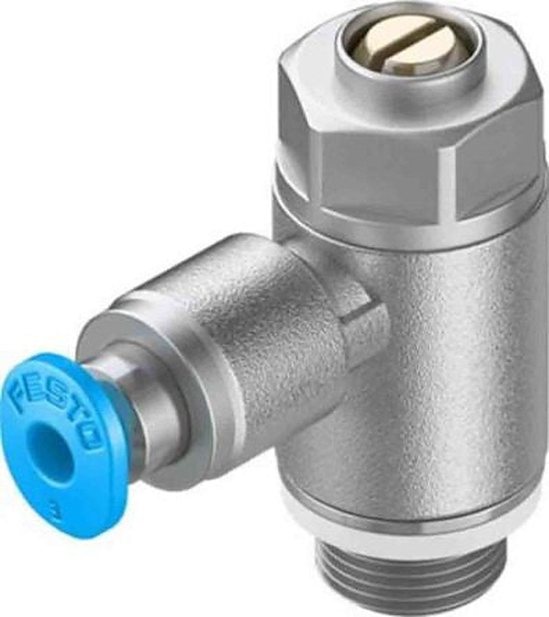Festo GRLA-1/8-QS-3-D Series Pressure Relief Valve, Threaded 1/8 in G Threaded G QS-3