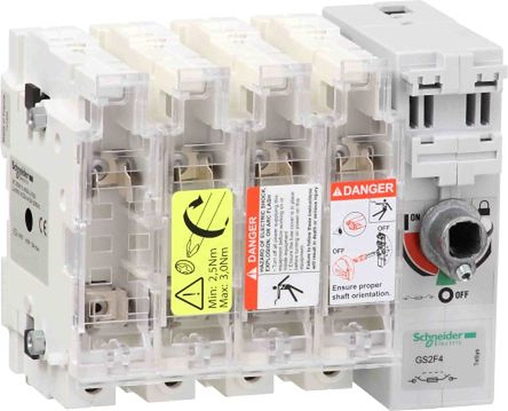 Schneider Electric Fuse Switch Disconnector, 4-Pole, 50 A, 50A