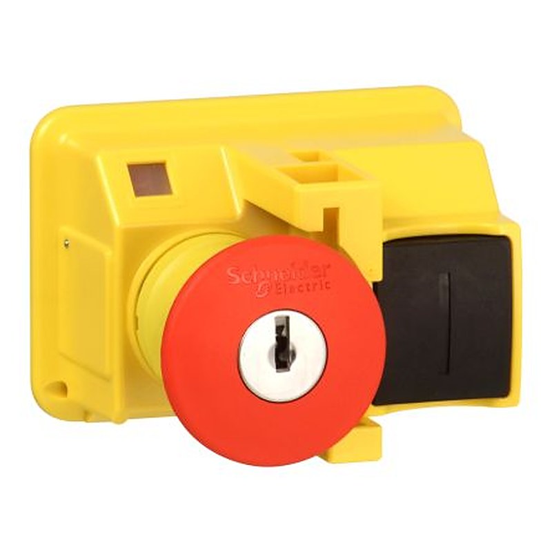 Schneider Electric TeSyS GV Series Red Key Release Push Button Head, 40 mm Cutout, IP69K, IP67, IP66