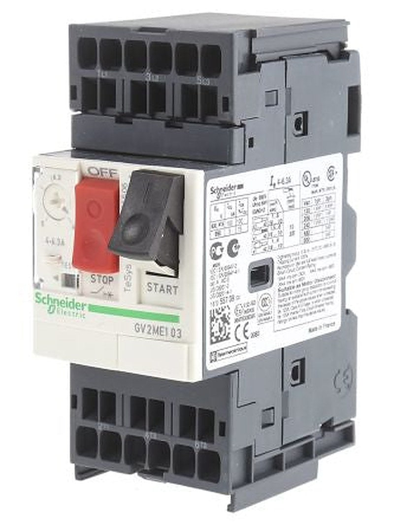 Schneider Electric 4A, 6.3 A GV2ME Motor Protection Circuit Breaker, 690V, 60 °C, -20 °C