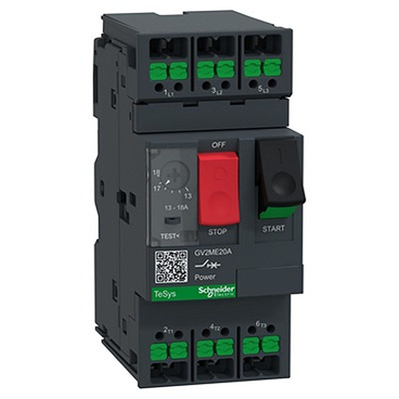 Schneider Electric 18A TeSys Deca Motor Protection Circuit Breaker, 690V ac, 60 °C, -20 °C