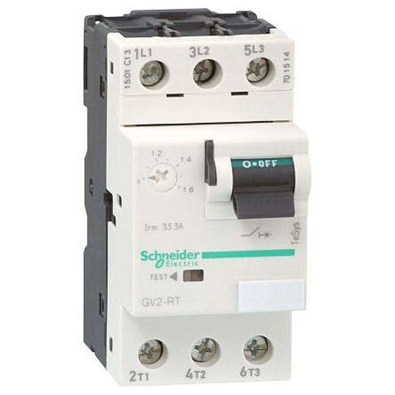 Schneider Electric 0.4A, 0.63 A TeSyS GV Motor Protection Circuit Breaker, 690V, 60 °C, -20 °C