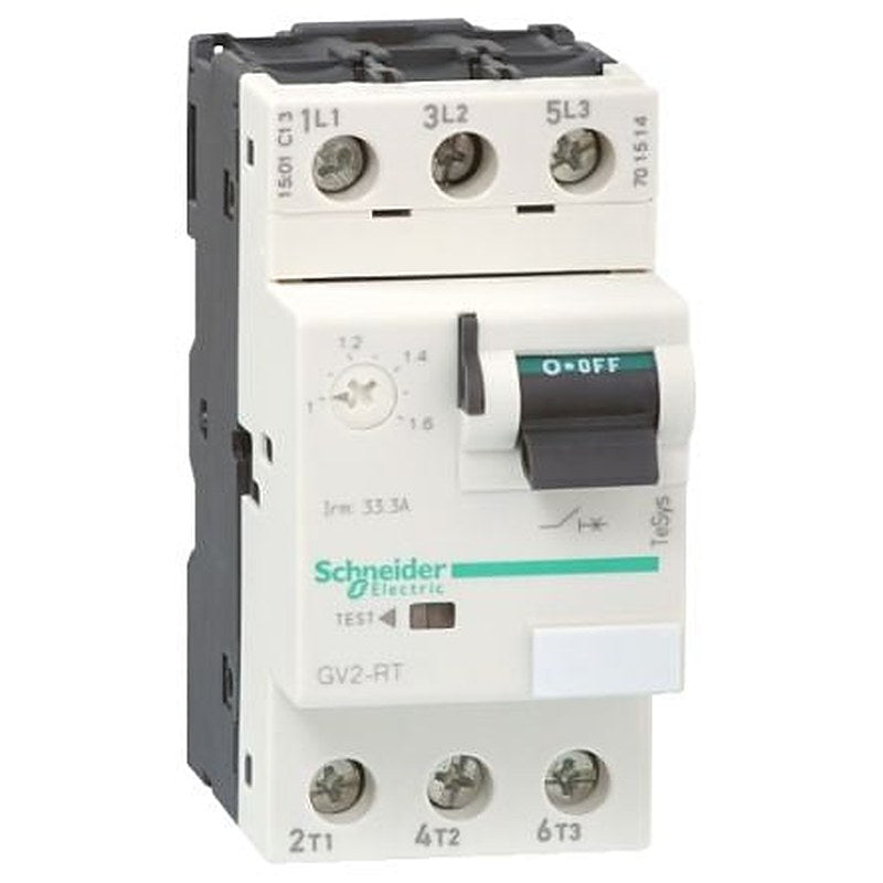 Schneider Electric 14A, 9 A TeSyS GV Motor Protection Circuit Breaker, 690V ac, 60 °C, -20 °C