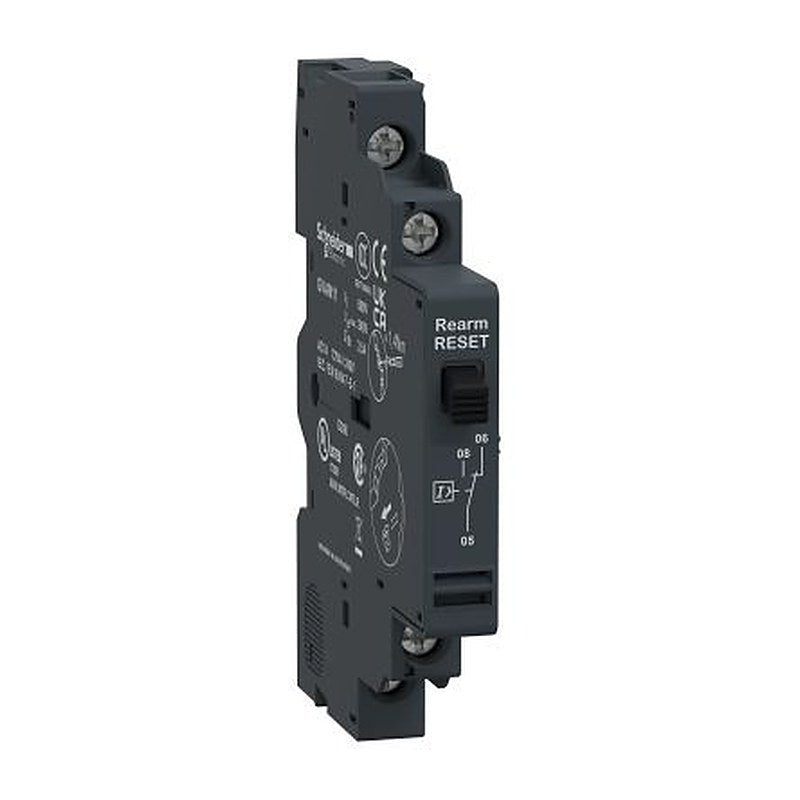 Schneider Electric Auxiliary Contact, 1 Contact, 1 CO, TeSyS GV, Side, 2.5 A, 60 V dc, 240V ac, GVAM11