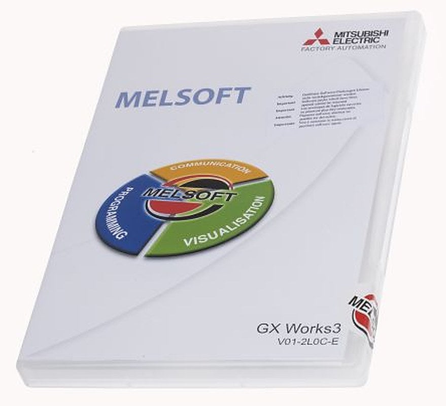 Mitsubishi Electric MELSOFT GX Series PLC Programming Software for Use with MELSEC iQ-R Series Programmable Controllers,