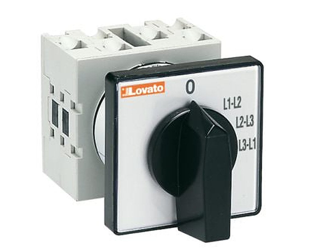 Lovato 7 Position for use with Phase-neutral and phase-phase voltages