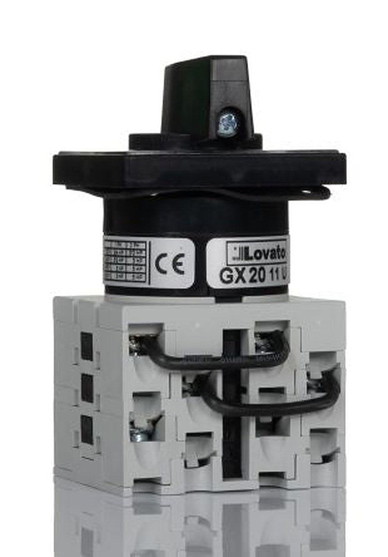 Lovato 3 Position 60 °, Knob Actuator 20 A