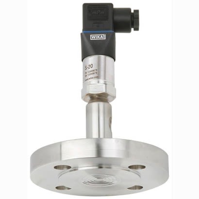 WIKA DSS27T Series Pressure Sensor, 4 to 20 mA, 2-Wire Output 0 bar 40 bar, Gauge Reading