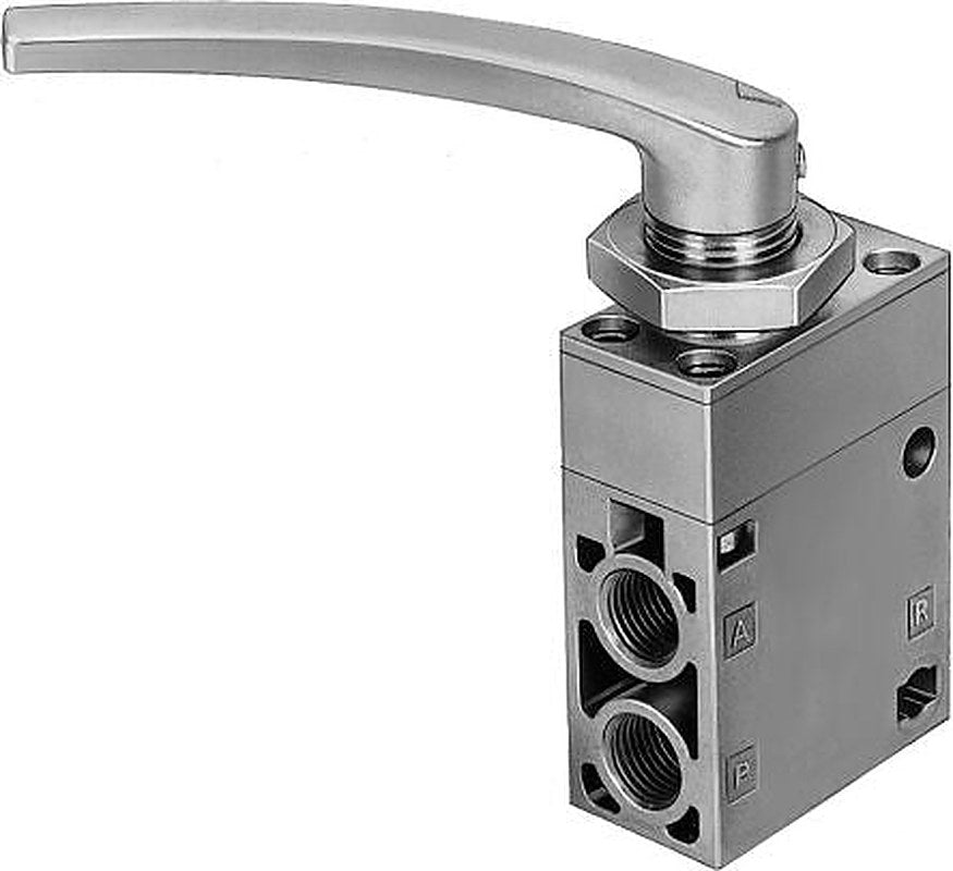 Festo Lever Pneumatic Manual Control Valve H-3 Series, G G 1/4, 8987