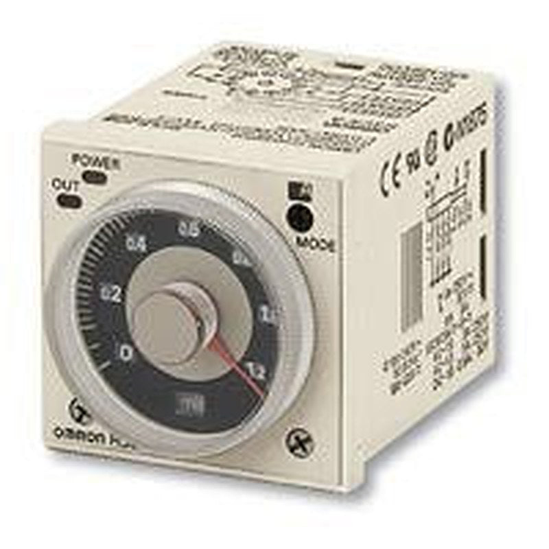 Omron H3CR Series DIN Rail Timer Relay, 12 to 48 V 24V ac, 48 V ac, 0.05 s to 300 h, Multifunction-Function
