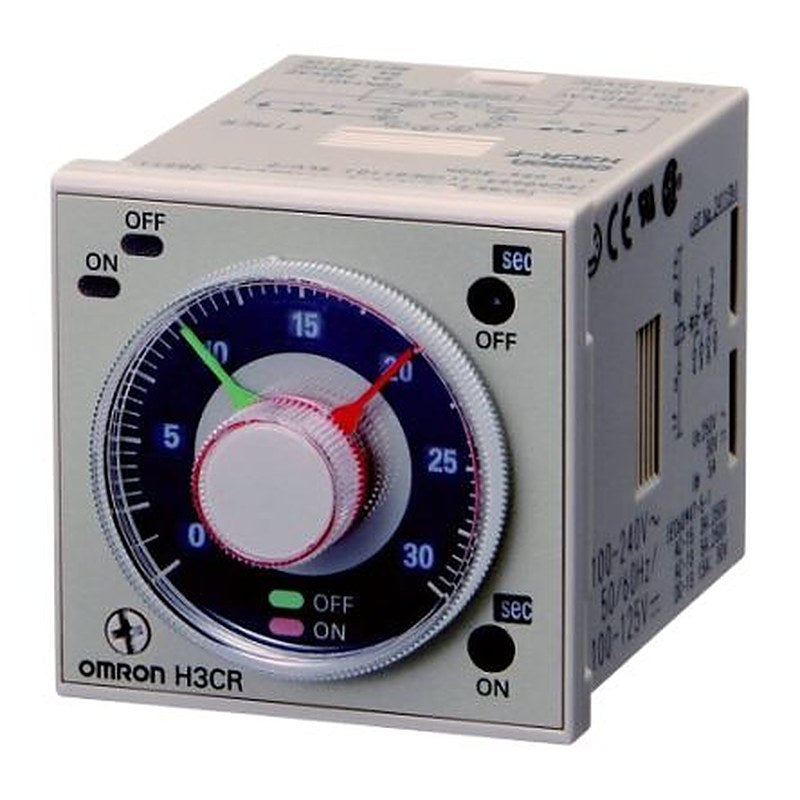 Omron Timer Relay, 11-Contact 100V ac, 125 V ac, 240 V ac, 0.05 to 1080000 s, DPDT Switch Configuration