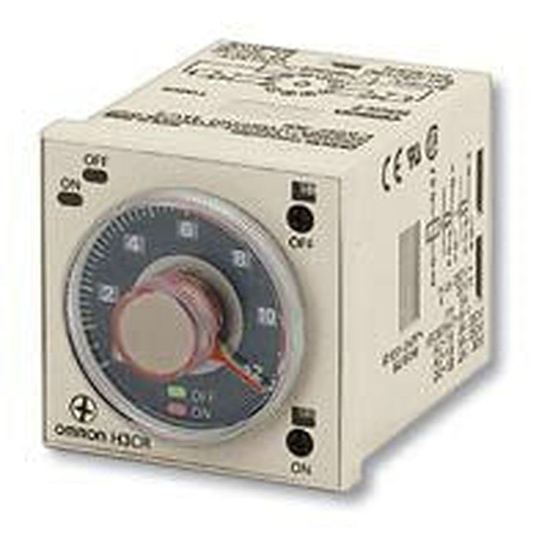 Omron H3CR Series DIN Rail Timer Relay, 2-Contact 24V ac, 48 V ac, 0.05 s to 30 h, Multifunction-Function, DPDT Switch