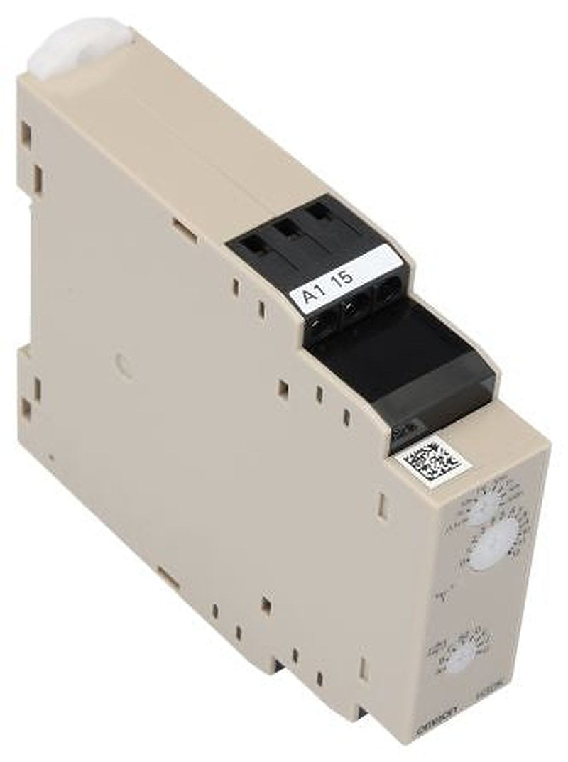 Omron H3DK Series DIN Rail Timer Relay, 1-Contact, 12 V dc 250V ac, 0.1 s to 1200 h, Multifunction-Function, SPDT Switch