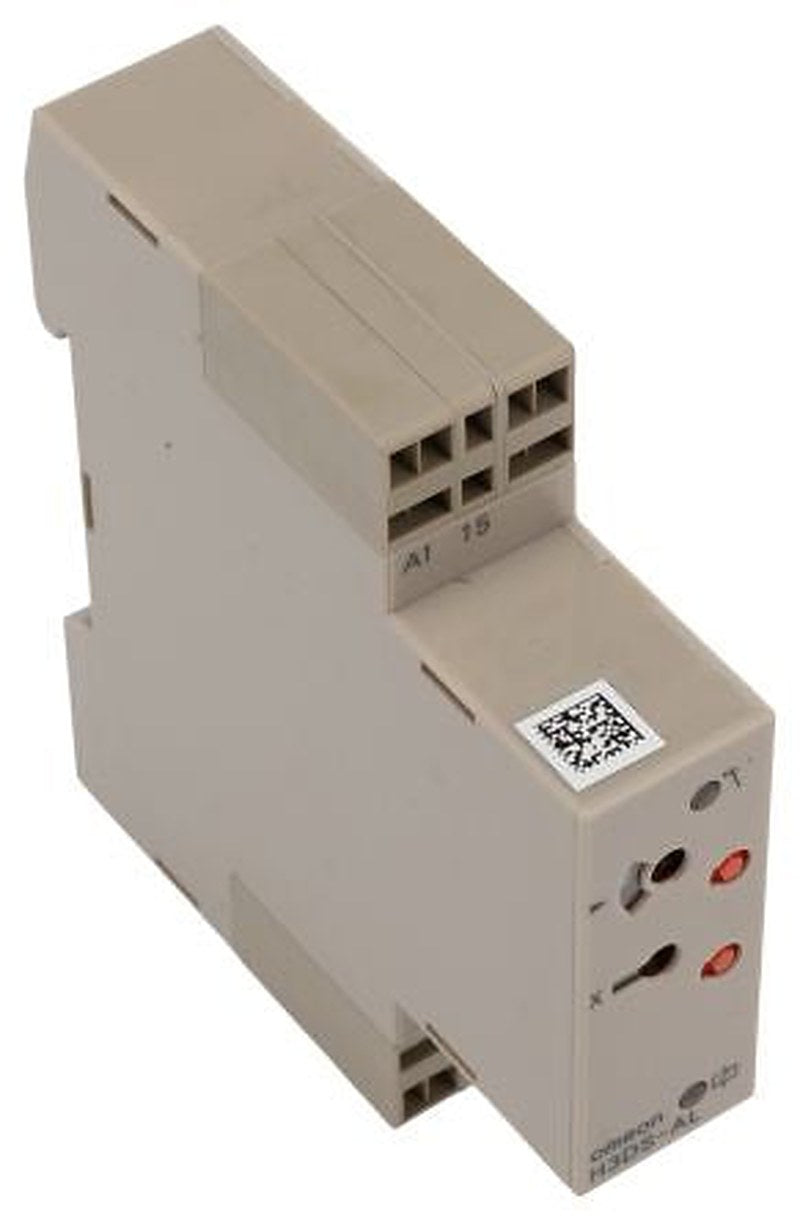 Omron H3DS Series DIN Rail Timer Relay, 2-Contact, 24 to 48 V dc 230V ac, 24 V ac, 0.1 s to 120 h, 1-Function, SPDT