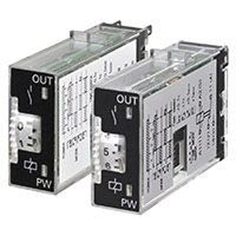 Omron H3RN Series Front Timer Relay, 1-Contact, 12 to 24 V dc 24V ac, 0.1 min to 100 h, Multifunction-Function, DPST