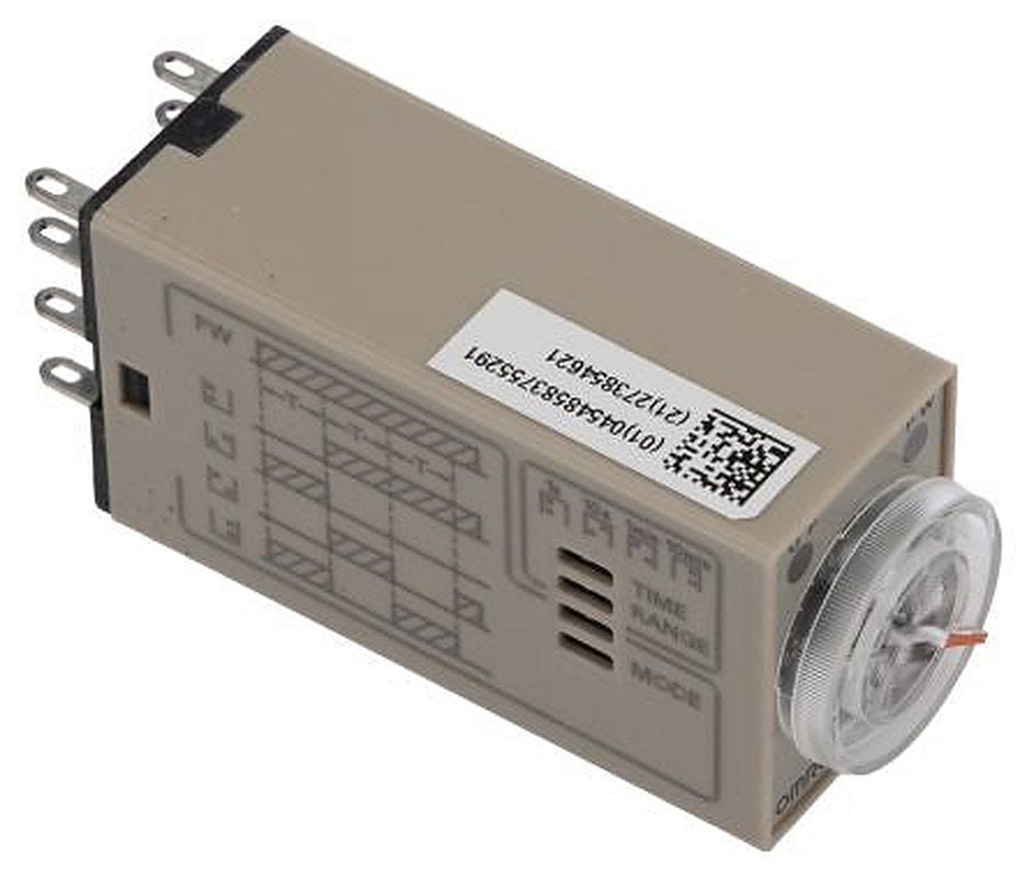 Omron H3YN Series DIN Rail Timer Relay, 2-Contact, 200 to 230 V ac 200V ac, 230 V ac, 0.1 s to 10 min,